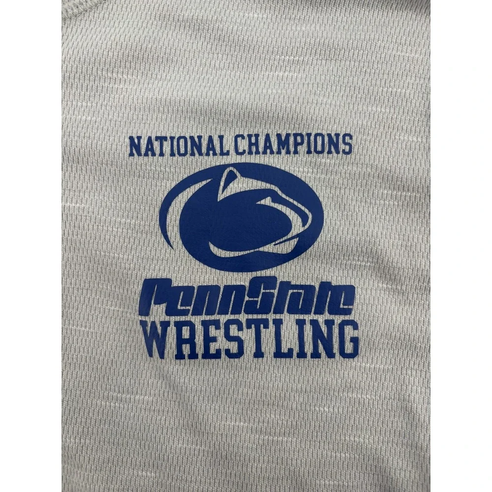 Penn State Wrestling National Champions George Henley T-Shirt Mens Gray XL NWT